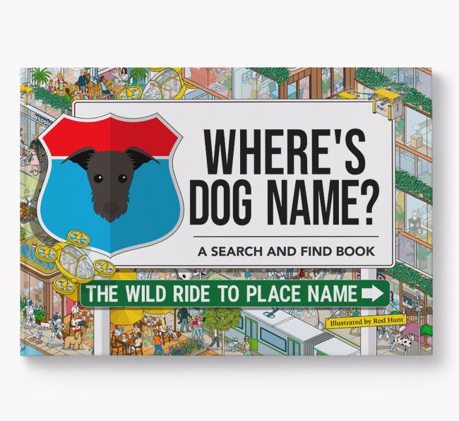 Personalized Dog Book - Where's Your Dog - Wild Ride